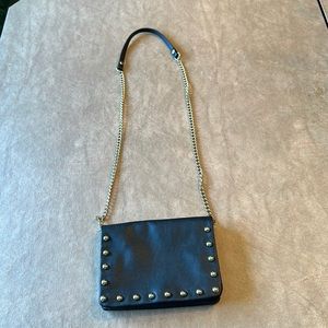 F21 gold studded purse